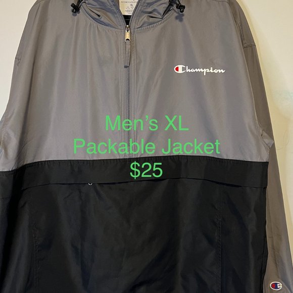 Champion Men's Packable Jacket - Picture 1 of 1